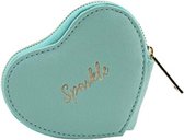 CGB Giftware Willow And Rose Sparkle Teal Heart Coin Purse BLUE One Size