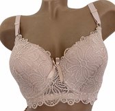 Dames BH met kant 75D beige