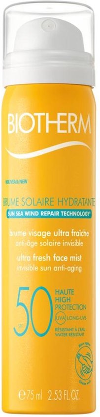 Biotherm Brume Solaire Hydratante Ultra Fresh Face Mist Zonnelotion 75 ml |  bol.com