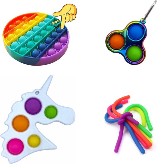 Fidget Toys Pakket 6 Toys Set Fidget Toys Box Fidget Pop It