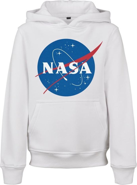 Urban Classics NASA Kinder hoodie/trui -Kids 158- NASA Insignia Wit |  bol.com
