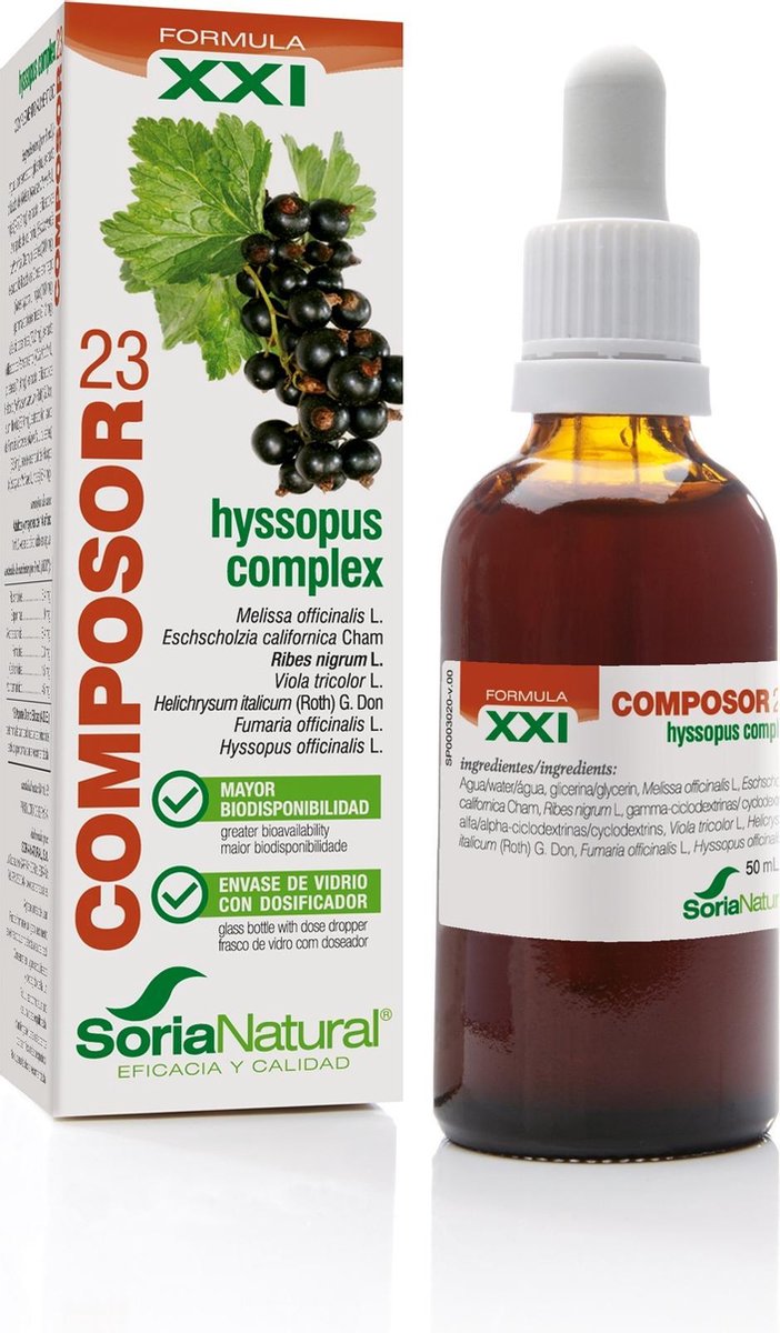 Soria Natural Composor 23 Hyssopus Complex 50ml