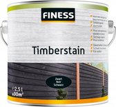 Tuinbeits Finess Timberstain Acryl Zwart (Ral 9005) 750Ml