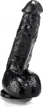XXLTOYS - Lorik - Dildo - Inbrenglengte 17 X 5 cm - Black - Uniek Design Realistische Dildo – Stevige Dildo – voor Diehards only - Made in Europe