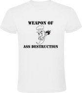 Weapon of ass destruction heren t-shirt | koken | kok | sambal | wit