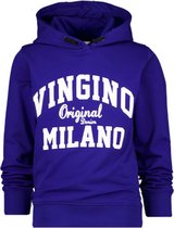 Vingino Sweater Milano Jongens Katoen Blauw/wit Maat 92