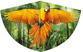 Papegaai vlieger 75 x 48 cm - Kindervlieger - Strandspeelgoed - Buitenspeelgoed