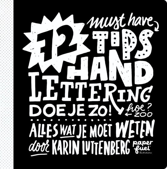 Boek cover 72 tips - Handlettering doe je zo! van Karin Luttenberg (Onbekend)