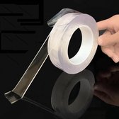 Dubbelzijdige Nano Tape - Griptape – Gekko tape - Magic tape - Herbruikbaar en Waterproof – 3 Meter
