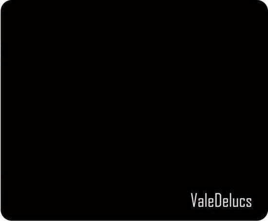 ValeDelucs Muismat - Zwart - 240 x 200 mm - Antislip mat - ValeDelucs