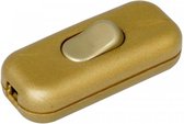 KOPP snoerschakelaar | goud brons | belastbaar tot 200 watt