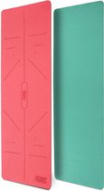 Sens Design tapis de yoga tapis de sport tapis de fitness avec motif - rose/vert menthe