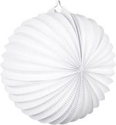Boland Lampion Lanterne ballon en papier blanc 23cm Blanc