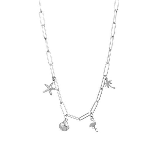 iXXXi Ketting Necklace with Charms Zilver 40 cm