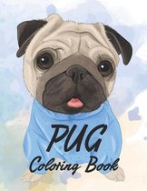 Pug Coloring Book