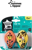 Tommee Tippee Clip-on Speenkoord 0m+ - 2 Stuks