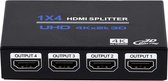 NÖRDIC SGM-152 HDMI switch 1 naar 4, 4K 30Hz, 1080p, 3D, Zwart