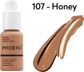 honey 107 - PHOERA FOUNDATION™ - Soft Matte Full Coverage Liquid Foundation