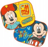 Disney Zonnescherm Mickey & Minnie 36 X 45 Cm Geel 2 Stuks