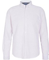 Tom Tailor Lange mouw Overhemd - 1023878 Rood (Maat: XL)