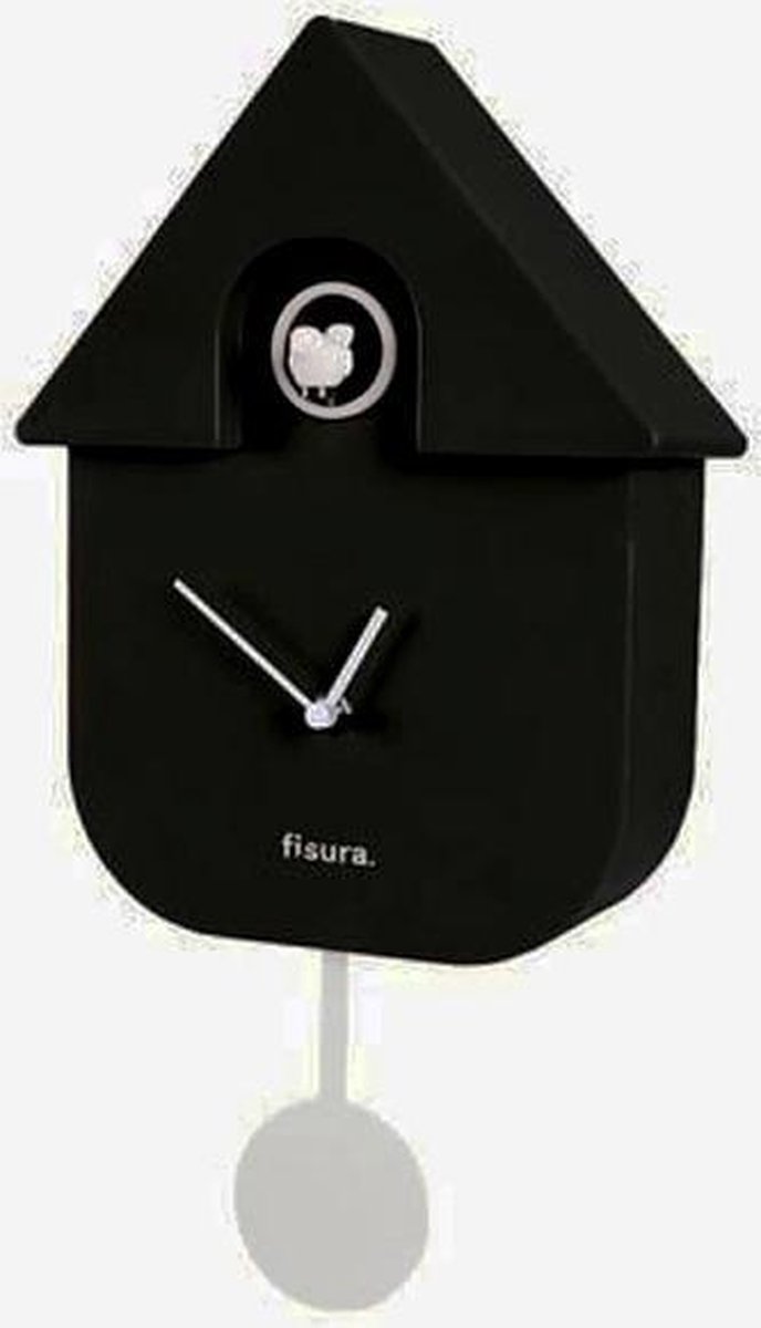 Fisura - Klok - Koekoeksklok Cuckoo House | zwart - witte slinger | bol.com