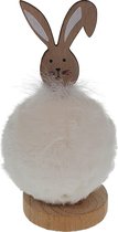Viv! Home Luxuries Pasen Decoratiebeeld - Paashaas pluche - 25cm