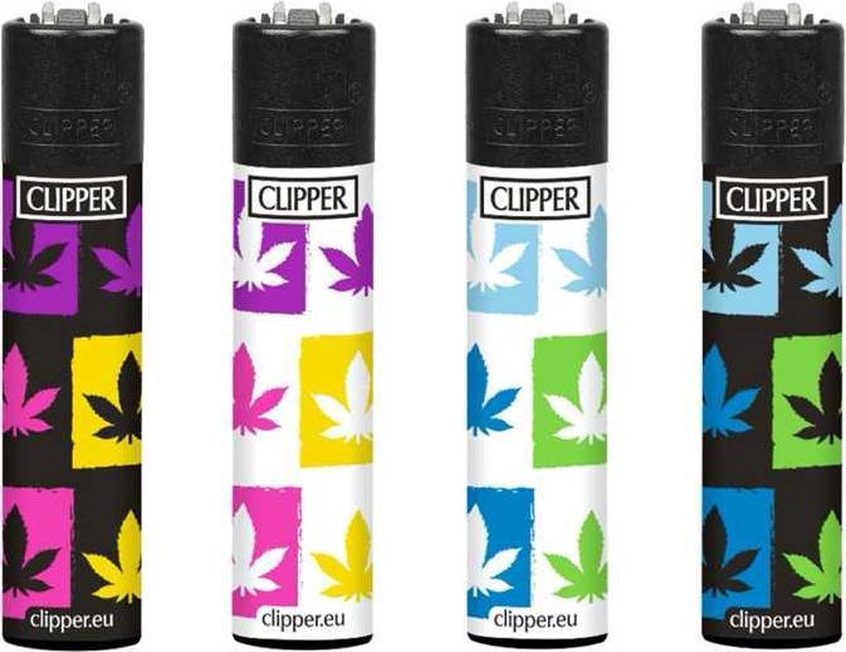 Goedkoopste Clipper Aansteker - Spray Leaves - 4 stuks