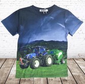 S&C Tractor shirt h50 - 134/140