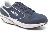 MBT 1997 W CLASSIC DK NAVY, 700709-1103Y, Donker blauw dames sneaker met een ronde zool met balance point