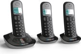 Blaupunkt Option TAM Trio Dect telefoon  - Zwart