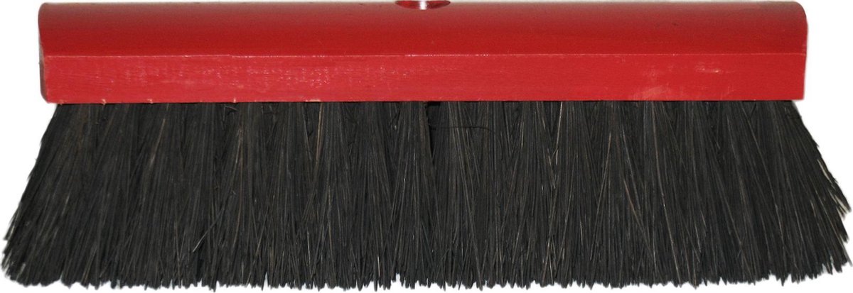 Goedkoopste Straatbezem - Straatkeerder - Bezem - Ronde Rug Rood - Colombo - 30 cm - 3010