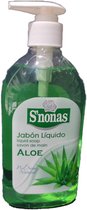 S'nonas - Vloeibare handzeep - Aloë Vera - 6 x 500 ml - Voordeelset