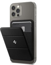 Spigen MagSafe kaarthouder magnetische standaard pasjeshouder iPhone 12 en 13 - Zwart