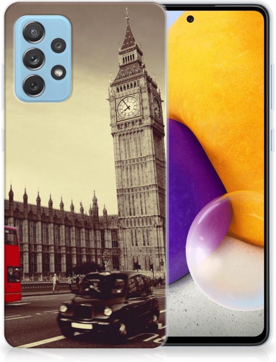 Samsung Galaxy A72 Siliconen Back Cover Londen
