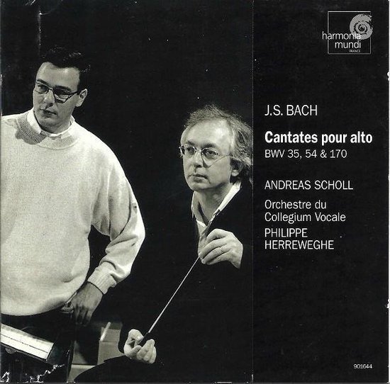 Bach: Cantates pour alto /  Herreweghe, Scholl, et al