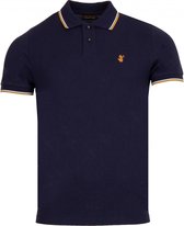 Save The Duck Poloshirt - Mannen - navy/geel/wit