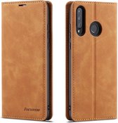 Voor Huawei P30 Lite Forwenw Dream Series Oil Edge Strong Magnetism Horizontal Flip Leather Case with Holder & Card Slots & Wallet & Photo Frame (Brown)
