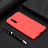 Voor Vivo V15 Pro Candy Color TPU Case (rood)