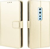 Voor Vivo V17 Pro Retro Crazy Horse Texture Horizontale Flip Leather Case, met houder & kaartsleuven & fotolijst (goud)