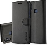 Voor Huawei P20 Lite / Nova 3e LC.IMEEKE Calf Texture Horizontaal Flip Leren Case, met Houder & Kaartsleuven & Portemonnee (Zwart)