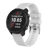 Smart Watch siliconen polsband horlogeband voor Garmin Forerunner 245 (wit)