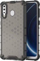 Honeycomb Shockproof PC + TPU Case voor Galaxy M30 (zwart)