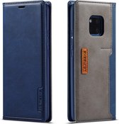 Voor Huawei Mate 20 Pro LC.IMEEKE LC-001-serie PU + TPU kleuraanpassing frosted horizontale flip lederen tas met houder en kaartsleuf (blauw)