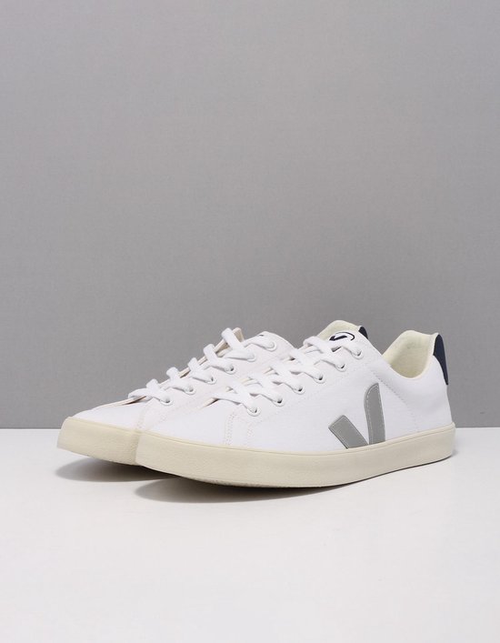 Veja esplar se sneakers heren wit se012587 white-oxford grey canvas 43 |  bol.com