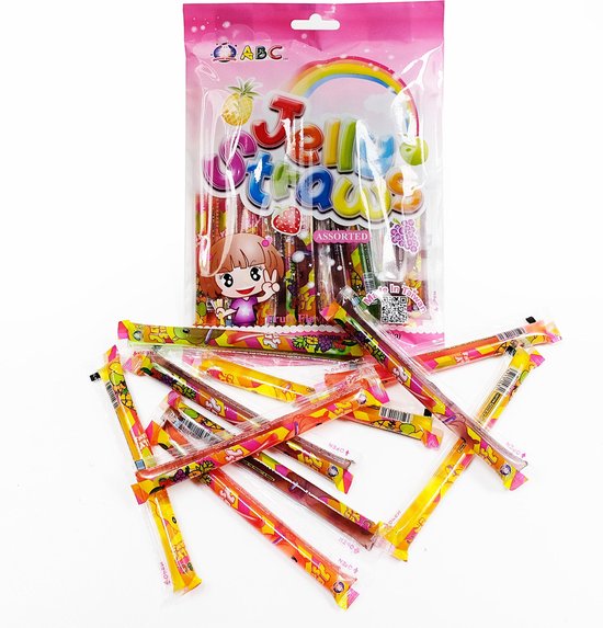 Jelly Fruit Straws 3 verpakkingen