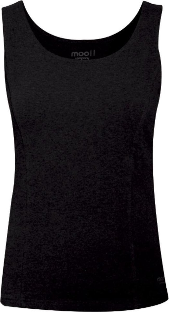 MOOI! Company - Basis Top Amelia - Top met brede bandjes - Aansluitend model - Kleur Zwart-XXL