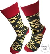 Verjaardag cadeautje voor hem en haar - Retro sokken - sokken - Leuke sokken - Vrolijke sokken - Luckyday Socks - Sokken met tekst - Aparte Sokken - Socks waar je Happy van wordt - Maat 36-41