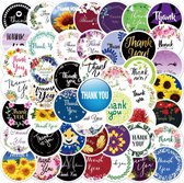 Winkrs - Thank You Stickers - Cadeau stickers - Bedankstickers - 60 Stuks
