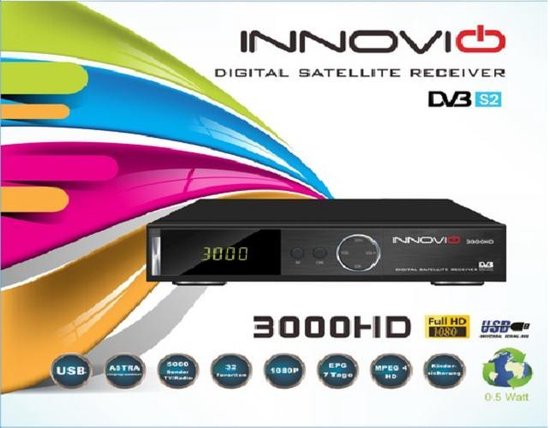 INNOVIO 3000 HD FTA récepteur satellite décodeur DVB-S2 Set | bol