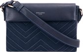 David Jones Schoudertas Damestas Donkerblauw - Compact formaat - Blauwe Dames Tas